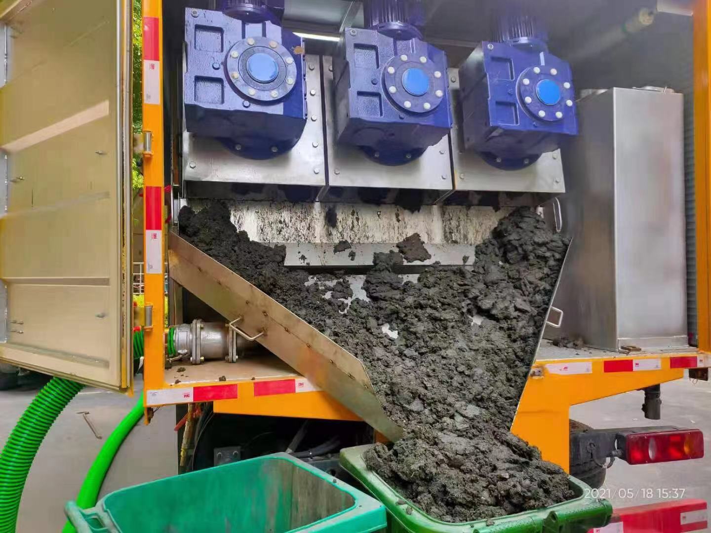 景宁化粪池清掏城市维护站-泥浆净化干湿分离处理